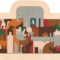 Hape- Houten Puzzel- Legpuzzel- Ark Van Noach