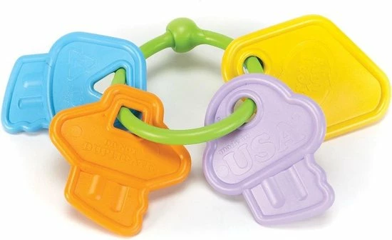 Green Toys Baby Cadeau - Sleutel Rammelaar - Stapelaar - Trekolifant 10 Green Toys Baby Cadeau - Sleutel Rammelaar - Stapelaar - Trekolifant - Afbeelding 10