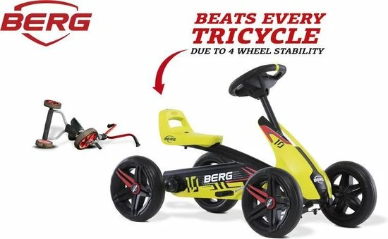 BERG Buzzy Aero Skelter - Lime - 2 Tot 5 Jaar 2 BERG Buzzy Aero Skelter - Lime - 2 Tot 5 Jaar - Afbeelding 2