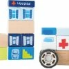 Small Foot Company Small Foot - Ambulance Wooden Construction Set