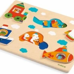 Djeco Reli?fpuzzel - Voertuigen