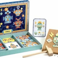Djeco - Hamertje Tik - Tap Tap Robots 6 Djeco - Hamertje Tik - Tap Tap Robots -Duurzamer-speelgoed Winkel 550x345 3