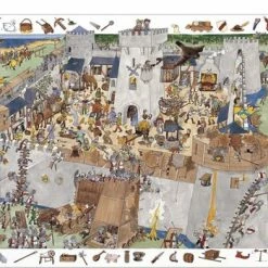 Djeco Bescherm Het Kasteel - 100 Stukjes