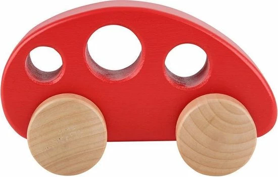 Hape | Houten Mini Bus - Rood 1 Hape | Houten Mini Bus - Rood
