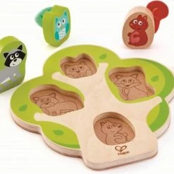 Hape Vormenpuzzel Who's In The Tree Junior Hout 4 Stukjes -Duurzamer-speelgoed Winkel 550x353 7