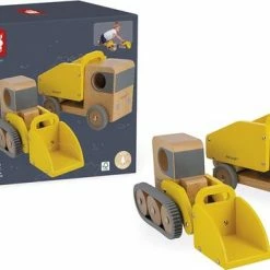 Janod Bolid - Kiepwagen En Bulldozer -Duurzamer-speelgoed Winkel 550x358 3