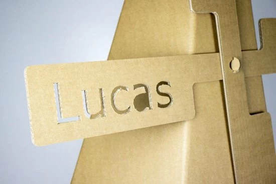 Kartonnen Windmolen - Cadeau Van Duurzaam Karton - Hobbykarton - KarTent 3 Kartonnen Windmolen - Cadeau Van Duurzaam Karton - Hobbykarton - KarTent - Afbeelding 3