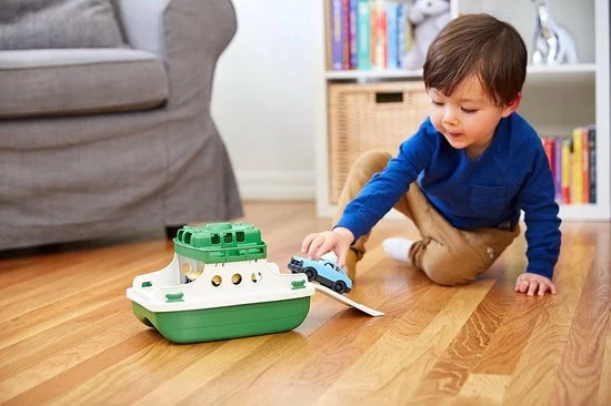 Green Toys Speelgoed Speelgoed Ferry Groen Wit - Green Toys 2 Green Toys Speelgoed Speelgoed Ferry Groen Wit - Green Toys - Afbeelding 2