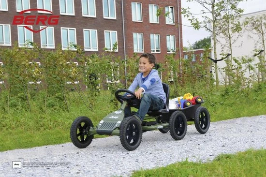 BERG Buddy Jeep? Junior Skelter - Groen - 3 Tot 8 Jaar 2 BERG Buddy Jeep? Junior Skelter - Groen - 3 Tot 8 Jaar - Afbeelding 2