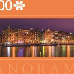 Jumbo Premium Collection Puzzel Amsterdam Skyline Panorama - Legpuzzel - 1000 Stukjes -Duurzamer-speelgoed Winkel 550x371 3