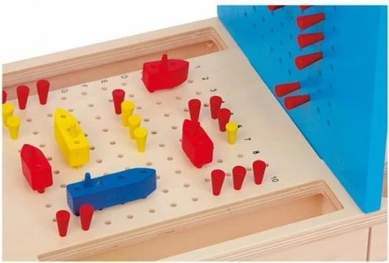 Small Foot Company Houten Zeegevecht Spel - Bordspel 3 Small Foot Company Houten Zeegevecht Spel - Bordspel - Afbeelding 3