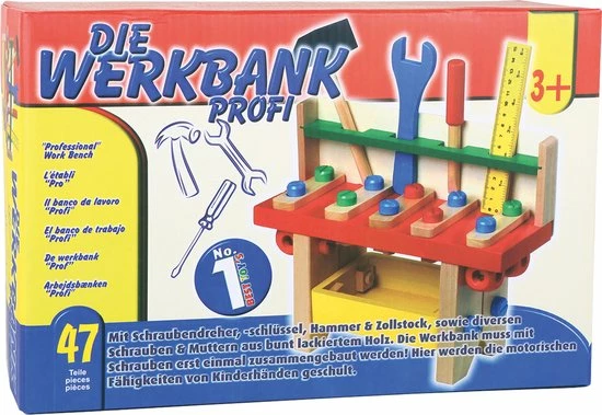 Small Foot Company Houten Werkbank Professional 2 Small Foot Company Houten Werkbank Professional - Afbeelding 2