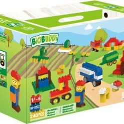 BiOBUDDi Educatieve Blokkenset Grote Boerderij - 243 Delig