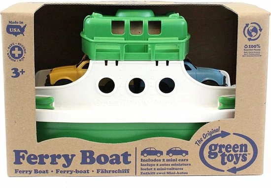 Green Toys Speelgoed Speelgoed Ferry Groen Wit - Green Toys 4 Green Toys Speelgoed Speelgoed Ferry Groen Wit - Green Toys - Afbeelding 4