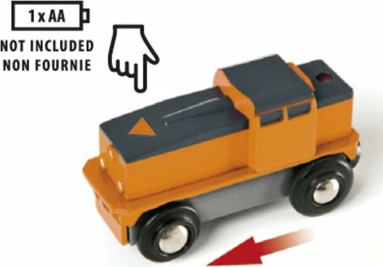 BRIO Goederentrein Op Batterijen - 33215 6 BRIO Goederentrein Op Batterijen - 33215 - Afbeelding 6