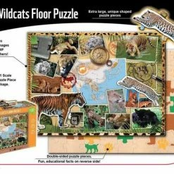 Duurzamer-speelgoed Winkel 27 WWF - Wereld Natuur Fonds Puzzel ? Puzzel - Legpuzzel - Wilde Katten Puzzel ? Dierenpuzzel ? Puzzels - Puzzel Volwassenen - Puzzel Voor Baby's En Kinderen