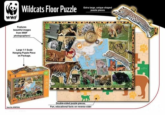 WWF - Wereld Natuur Fonds Puzzel ? Puzzel - Legpuzzel - Wilde Katten Puzzel ? Dierenpuzzel ? Puzzels - Puzzel Volwassenen - Puzzel Voor Baby's En Kinderen 1 WWF - Wereld Natuur Fonds Puzzel ? Puzzel - Legpuzzel - Wilde Katten Puzzel ? Dierenpuzzel ? Puzzels - Puzzel Volwassenen - Puzzel Voor Baby's En Kinderen
