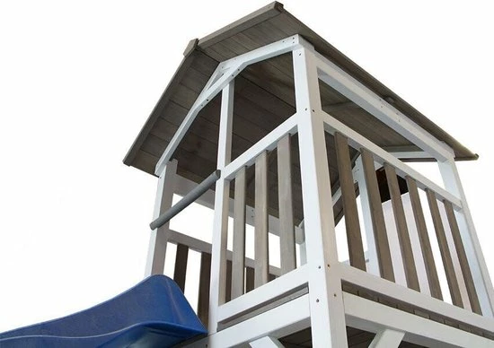 AXI Beach Tower Speeltoestel In Grijs/Wit - Speeltoren Met Zandbak En Witte Glijbaan - FSC Hout - Speelhuis Op Palen Voor De Tuin 25 AXI Beach Tower Speeltoestel In Grijs/Wit - Speeltoren Met Zandbak En Witte Glijbaan - FSC Hout - Speelhuis Op Palen Voor De Tuin - Afbeelding 25