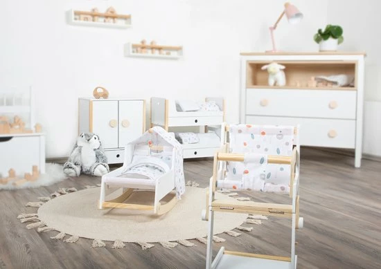 Merkloos Poppenstoel ''Little Button'' - Houten Speelgoed Vanaf 3 Jaar 5 Merkloos Poppenstoel ''Little Button'' - Houten Speelgoed Vanaf 3 Jaar - Afbeelding 5