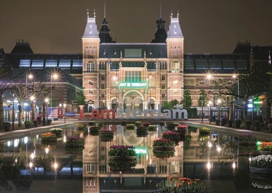 Jumbo Premium Collection Puzzel Amsterdam Rijksmuseum By Night - Legpuzzel - 1000 Stukjes 5 Jumbo Premium Collection Puzzel Amsterdam Rijksmuseum By Night - Legpuzzel - 1000 Stukjes - Afbeelding 5