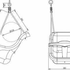 AXI Baby Schommel In Grijs/Wit Met Zitje In Blauw/Geel - FSC Hout - Babyschommel Voor Kindjes Van 9-36 Maanden - Met 4 Grondankers 15 AXI Baby Schommel In Grijs/Wit Met Zitje In Blauw/Geel - FSC Hout - Babyschommel Voor Kindjes Van 9-36 Maanden - Met 4 Grondankers -Duurzamer-speelgoed Winkel 550x392 8