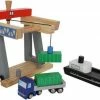 Small Foot Company Small Foot - Container Terminal Haven Speelset- Hout Speelgoed - Duurzaam