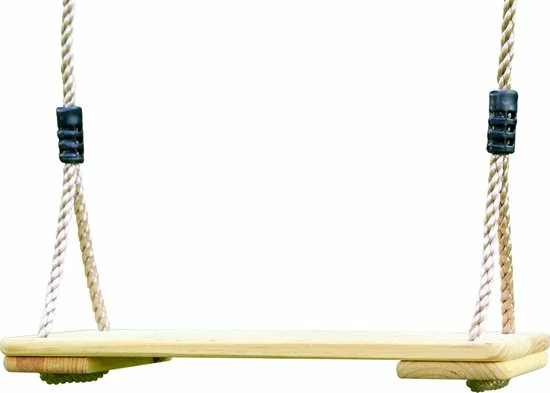 AXI Houten Schommelzitje - Schommel Met Ophangringen En Stelachten In Gegalvaniseerd Staal 1 AXI Houten Schommelzitje - Schommel Met Ophangringen En Stelachten In Gegalvaniseerd Staal