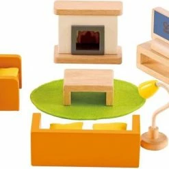 Hape Poppenhuis Woonkamer