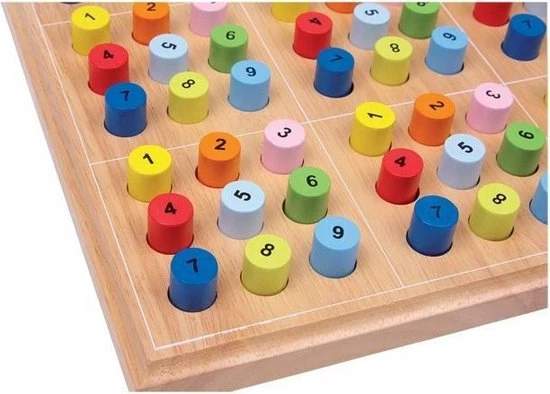 Small Foot Company Small Foot Houten Sudoku Pinnen 25 X 25 X 3 Cm 2 Small Foot Company Small Foot Houten Sudoku Pinnen 25 X 25 X 3 Cm - Afbeelding 2