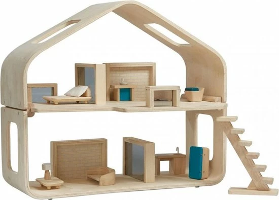 Plantoys Plan Toys Modern Poppenhuis 3 Plantoys Plan Toys Modern Poppenhuis - Afbeelding 3