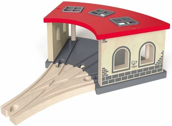 Hape Big Engine Shed E3704 3 Hape Big Engine Shed E3704 - Afbeelding 3