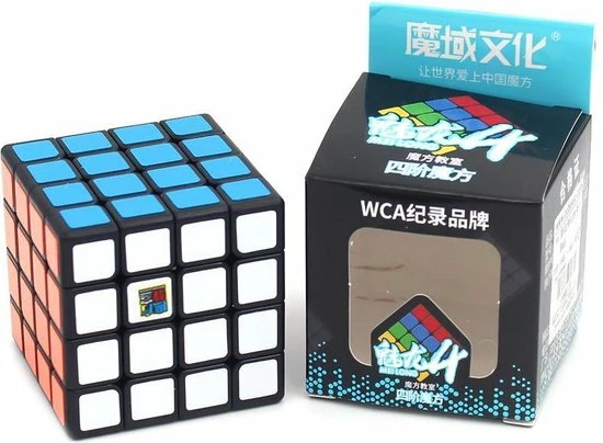 MoYu 4x4 Speedcube - Zwart - Draai Puzzel - Puzzelkubus - Magic Cube - Inclusief Verzendkosten 4 MoYu 4x4 Speedcube - Zwart - Draai Puzzel - Puzzelkubus - Magic Cube - Inclusief Verzendkosten - Afbeelding 4