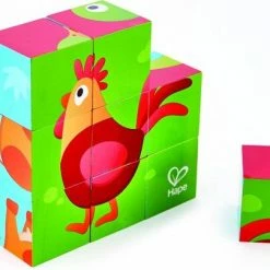 Hape Boerderij Dieren Blokpuzzel