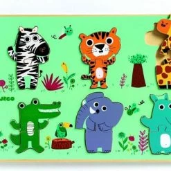 Djeco Koekoek Krokodil - 12 Stukjes