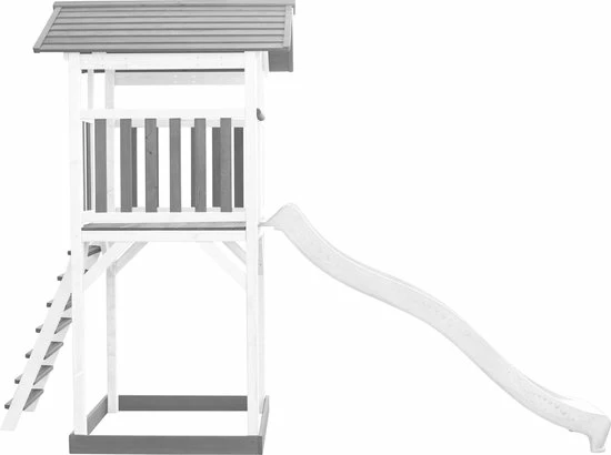 AXI Beach Tower Speeltoestel In Grijs/Wit - Speeltoren Met Zandbak En Witte Glijbaan - FSC Hout - Speelhuis Op Palen Voor De Tuin 16 AXI Beach Tower Speeltoestel In Grijs/Wit - Speeltoren Met Zandbak En Witte Glijbaan - FSC Hout - Speelhuis Op Palen Voor De Tuin - Afbeelding 16