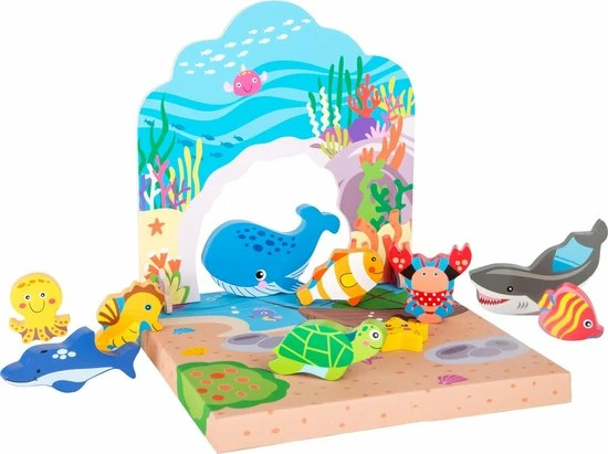 Small Foot Company Small Foot Onderwater Wereld Set Hout 28 X 29 Cm 13-delig 1 Small Foot Company Small Foot Onderwater Wereld Set Hout 28 X 29 Cm 13-delig
