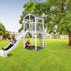 AXI Beach Tower Speeltoestel In Grijs/Wit - Speeltoren Met Zandbak En Witte Glijbaan - FSC Hout - Speelhuis Op Palen Voor De Tuin 42 AXI Beach Tower Speeltoestel In Grijs/Wit - Speeltoren Met Zandbak En Witte Glijbaan - FSC Hout - Speelhuis Op Palen Voor De Tuin -Duurzamer-speelgoed Winkel 550x412 18