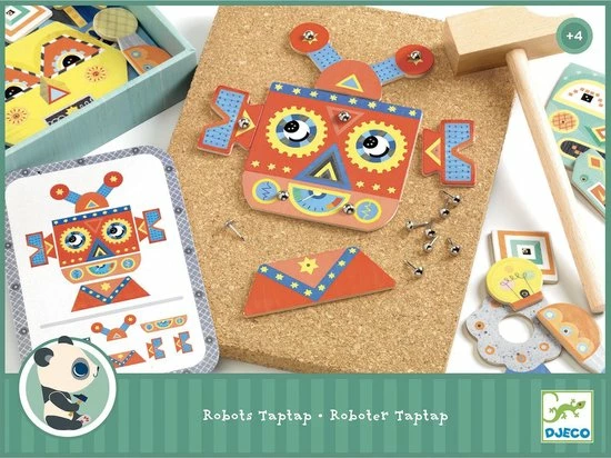 Djeco - Hamertje Tik - Tap Tap Robots 1 Djeco - Hamertje Tik - Tap Tap Robots