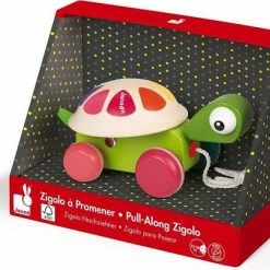 Janod Zigolos - Trekfiguur Schildpad -Duurzamer-speelgoed Winkel 550x415 6