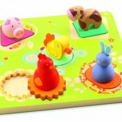 Djeco Grappige Dierenvormpjes 'boerderij' - 5 Stukjes -Duurzamer-speelgoed Winkel 550x416 6