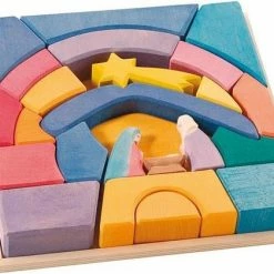 Ostheimer Rainbow Nativity Set