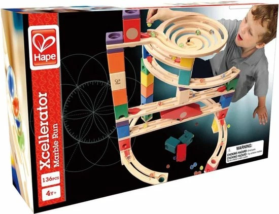 Hape Quadrilla Xcellerator - Houten Knikkerbaan 4 Hape Quadrilla Xcellerator - Houten Knikkerbaan - Afbeelding 4