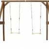 AXI Dubbele Houten Schommel In Bruin - FSC Hout - Vrijstaande Schommelset Met 2 Houten Schommelzitjes - Schommelset Voor Kinderen - 10 Jaar Garantie!