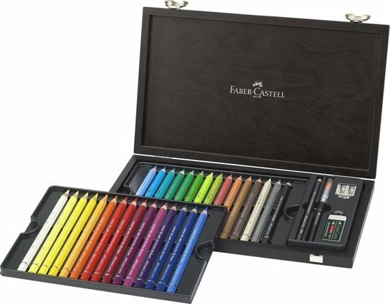 Aquarelpotlood Faber-Castell Albrecht Dürer Magnus Houten Koffer A 30 Stuks FC-116900 1 Aquarelpotlood Faber-Castell Albrecht Dürer Magnus Houten Koffer A 30 Stuks FC-116900