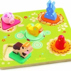 Djeco Grappige Dierenvormpjes 'boerderij' - 5 Stukjes -Duurzamer-speelgoed Winkel 550x428 4