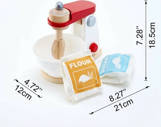 Hape Houten Speelgoedkeukenmachine 5 Hape Houten Speelgoedkeukenmachine - Afbeelding 5