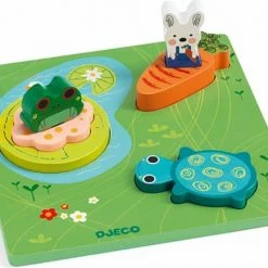 Djeco 1, 2, 3 Froggy - 6 Stukjes