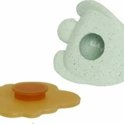 HEVEA Squeeze ?n Splash Badspeeltje - Eend & Kikker - Sand & Sage -Duurzamer-speelgoed Winkel 550x436 9