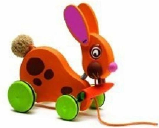 Djeco Trekfiguur Haas 1 Djeco Trekfiguur Haas