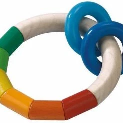 Haba Ronde Rammelaar Van Hout | Baby Speelgoed